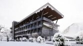 kayak otel projesi dış mekan tasarımı ve görselleştirmesi