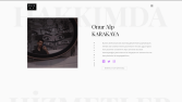 Kişisel Web Sitesi Çalışmam