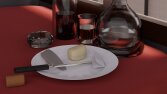 Édouard Vuillard - Nature morte avec bouteille et carafe