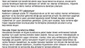 Özel Haber / Röportaj Metni