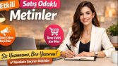 “Instagram İçin Satış Odaklı Kısa Metinler”