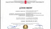 Hacettepe Üniver. İngilizce Mütercim ve Tercümanlık Diploma
