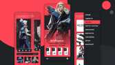 Valorant konsept mobil app