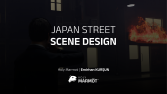 3D Sahne Tasarımı - Tokyo Sokakları
