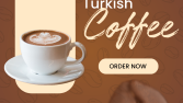 Turkish Coffee - Sosyal Medya Post Tasarımı