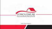 Gonca Emlak Kartvizit Tasarımı