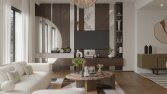 Modern Luxury Salon Tasarımı & Fotogerçekçi Görselleştirme