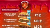 VG Kardeşler Döner Lokantası Menü Tasarımı