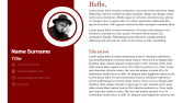 Sade bir portfolyo web sayfası