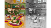 Dinosaur Muse – Stylized 3D Environment (Match-3 Game Style)