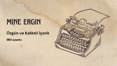 Kişisel Gelişim ve Psikoloji Üzerine Makale Yazıyorum