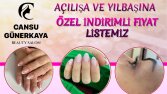Cansu Günerkaya Beauty Salon Broşür Afiş Tasarımları