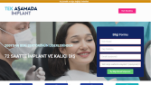 Sağlık Sektörü Diş Kliniği Landing Page