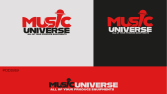 Music universe - konsept logo tasarımı