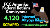 FCC Amerika Federal İletişim Comisyonu'ndan Veri Çekme
