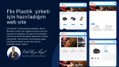 Fbs Plastik  şirketi için hazırladığım web site