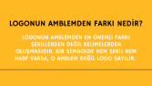Logo ve Amblem Farkı