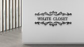 "White Closet" isimli logo çalışmam