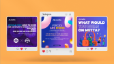 Metta - Audio Books and Podcasts için post tasarımları