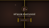 Düşler Pastanesi - İnteraktif Menü ve Web Tasarımı