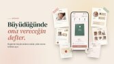 Minori: bebek anı albümü uygulaması (iOS ve Android)