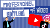 Ben profesyonel bir şekilde youtube videoları editlerim