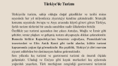 Türkiye'de Turizm