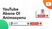 Cartoon YouTube Abone Ol Animasyonu