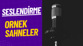 Konsept Seslendirme Örnekleri