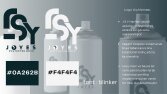Joyes Polyester Boya Logo Çalışması
