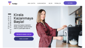 E-commerce Firması için Landing Page Tasarımı