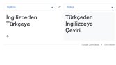 Türkçe-İngilizce Çeviri