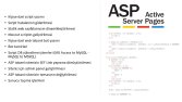 Klasik ASP Programlama