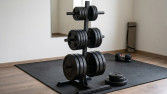 Ev Tipi Fitness Alanları İçin Ağırlık Plakası Standı