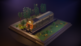 Low Poly Tren Tasarımı