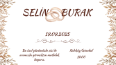 Düğün-Nişan-Doğum Günü Davetiye Tasarımları