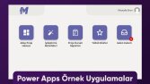 Power Apps için örnek projeler