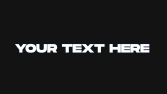 GLITCH LOGO INTRO