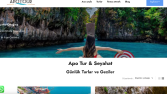 Tur şirketi için website