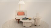 Nordic Modern Koltuk 3D Tasarımı