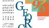 Georgia Font Afişi Tasarımı
