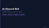 ChatGPT Entegrasyonlu Discord Botu
