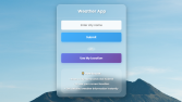 Weather App - Canlı Hava Durumu Web Sitesi