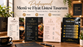 Menü & Fiyat Listesi Tasarımları