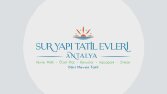 Sur Yapı Tatil Evleri Antalya reklam filmi 