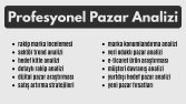 Markanız için detaylı pazar ve rakip analizi hazırlıyorum