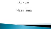 Powerpoint sunum