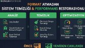 Format Atmadan Derinlemesine Sistem Temizliği ve Performans Restorasyonun