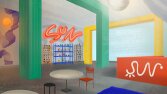 kafe iç mekan tasarımı -procreate