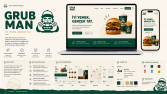 Grub Man Restoran Web Tasarımı